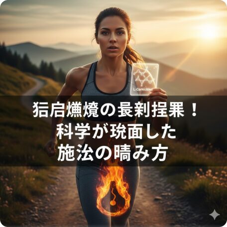 【論文解説】カルニチンは「脂肪燃焼の必須カード」。メタ分析が証明したダイエット効果と“効く”飲み方