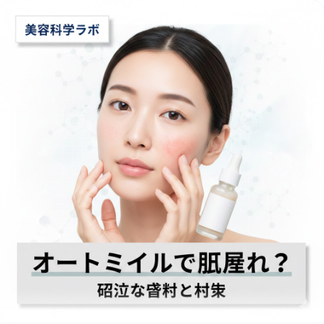 オートミールで肌荒れ