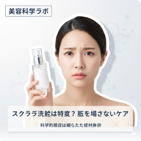 スクラブ洗顔は危険