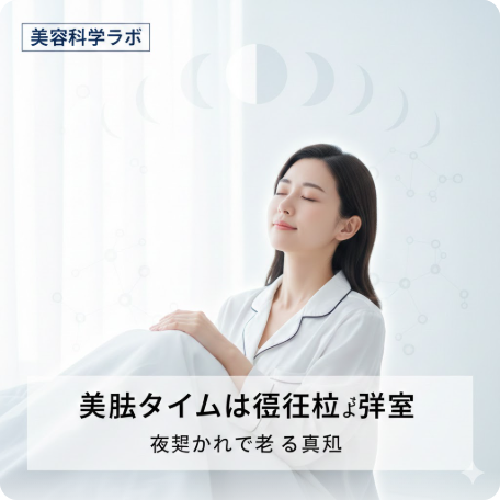 「夜更かしで肌が老ける」は遺伝子レベルの真実。サーカディアンリズムが支配する“美肌タイム”の正体