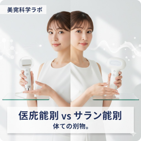 医療脱毛とサロン脱毛は「全くの別物」