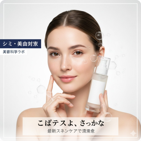 そばかすをスキンケアで薄くする方法