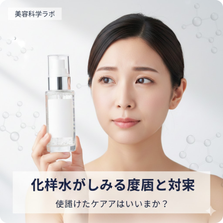 化粧水がしみる時の正解は